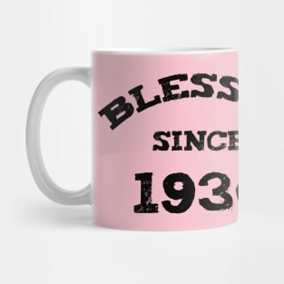 Blessed Since 1930 Cool Blessed Christian Birthday Mug